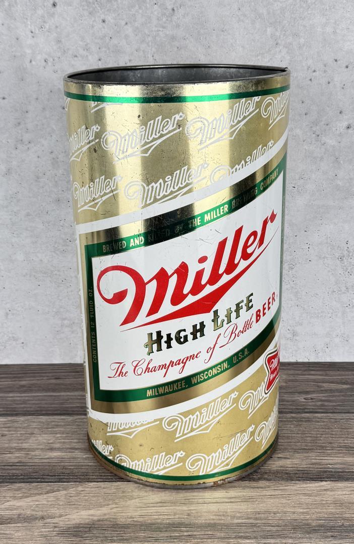 Miller High Life Beer Trash Can