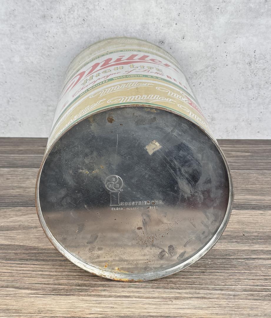 Miller High Life Beer Trash Can