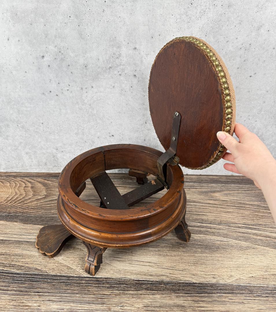 Victorian Spittoon Footstool
