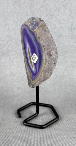 Purple Brazilian Banded Agate