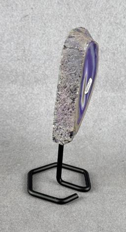 Purple Brazilian Banded Agate