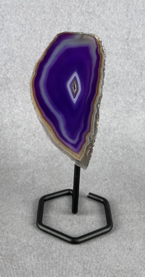 Purple Brazilian Banded Agate