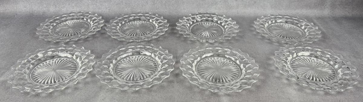 Group Of Fostoria American Salad Plates