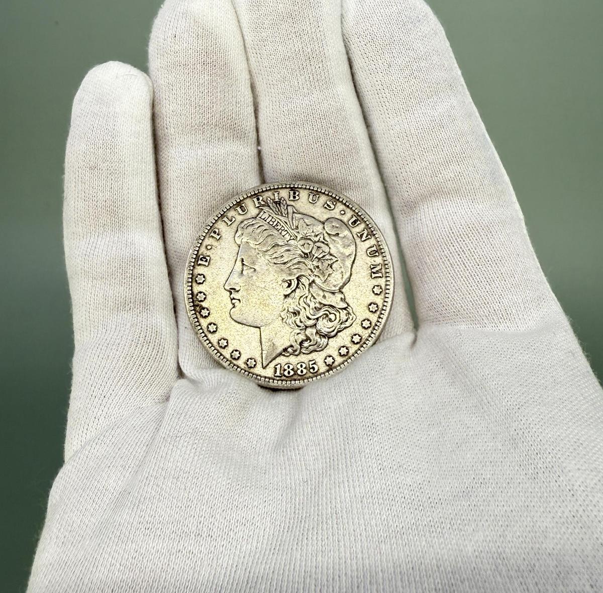 1885 P Morgan Silver Dollar