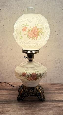 Phoenix Lamp Co Wild Roses Gone With Wind Lamp