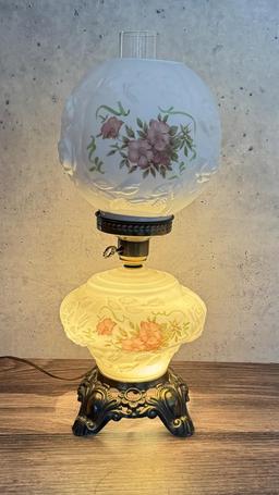 Phoenix Lamp Co Wild Roses Gone With Wind Lamp