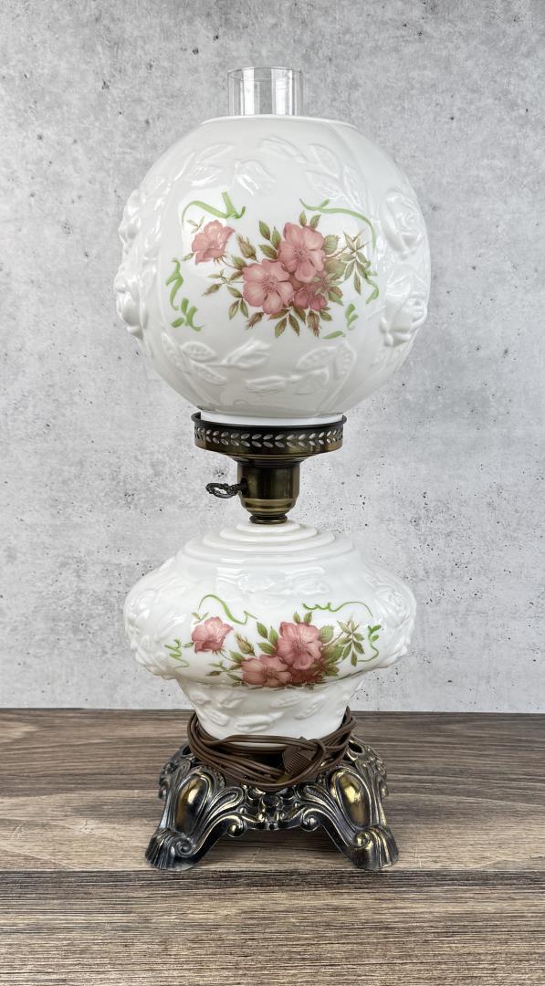 Phoenix Lamp Co Wild Roses Gone With Wind Lamp