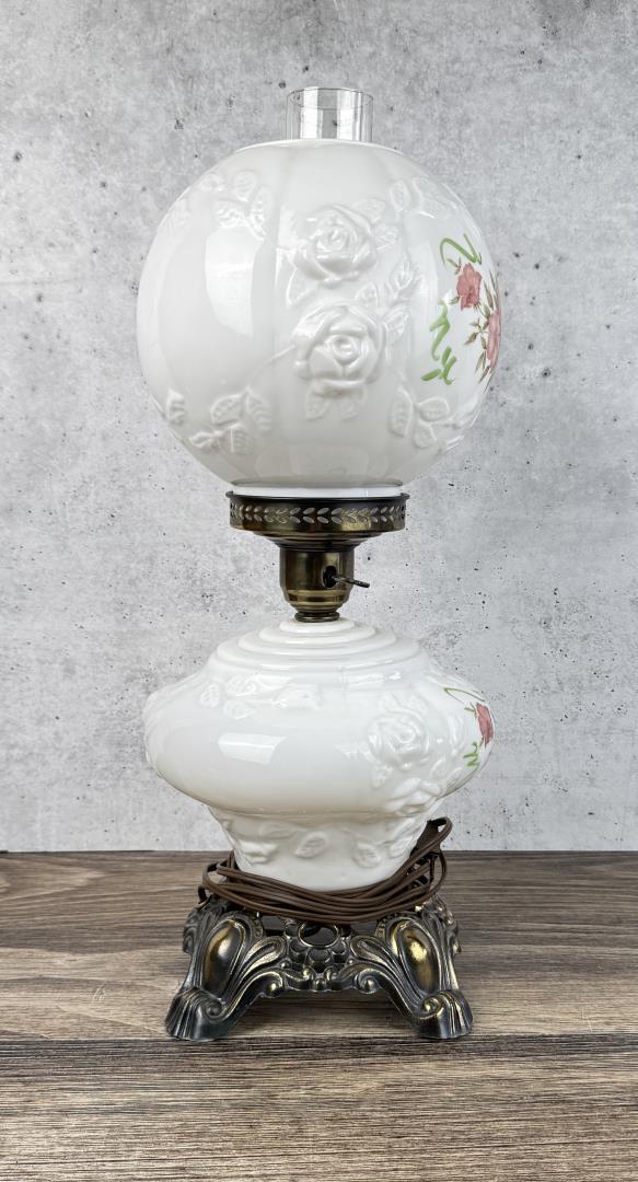 Phoenix Lamp Co Wild Roses Gone With Wind Lamp