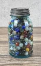 Jar of Vintage Marbles