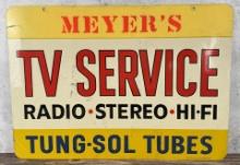 Meyers TV Service Two Sided Sign Pennsylvania