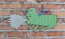 Steve Burnley Folk Art Critters Luck Spitter