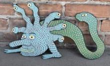 Steve Burnley Folk Art Critters Muzak Seer