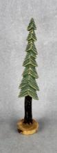 Hand Carved Wood Christmas Pine Tree