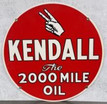 Kendall The 2000 Mile Oil Sign
