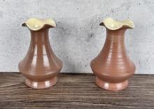 Red Wing Art Pottery Vases 954