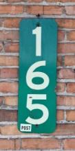 Montana Wood Mile Marker Highway Patrol Sign