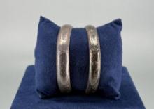 Sterling Silver Bangle Bracelet Set