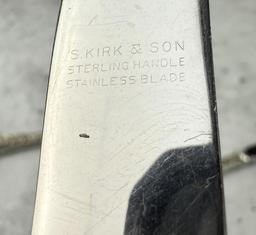 Kirk Sterling Silver Handled Knives