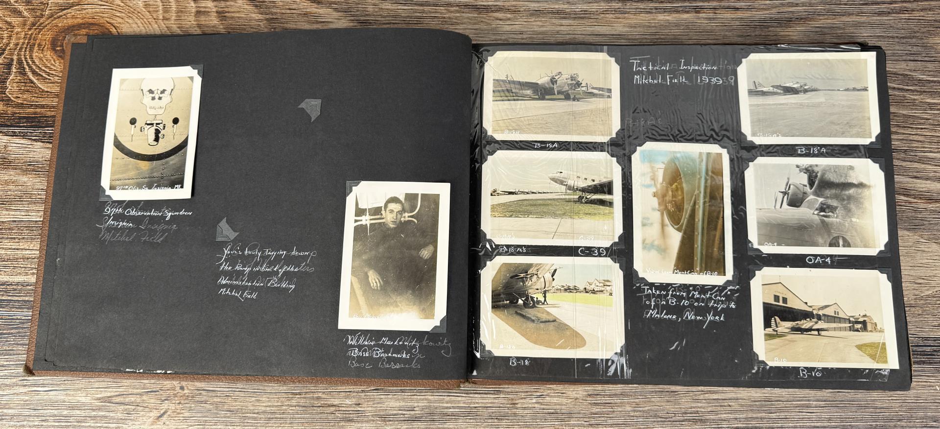 Exceptional WW2 Photo Album Airplanes