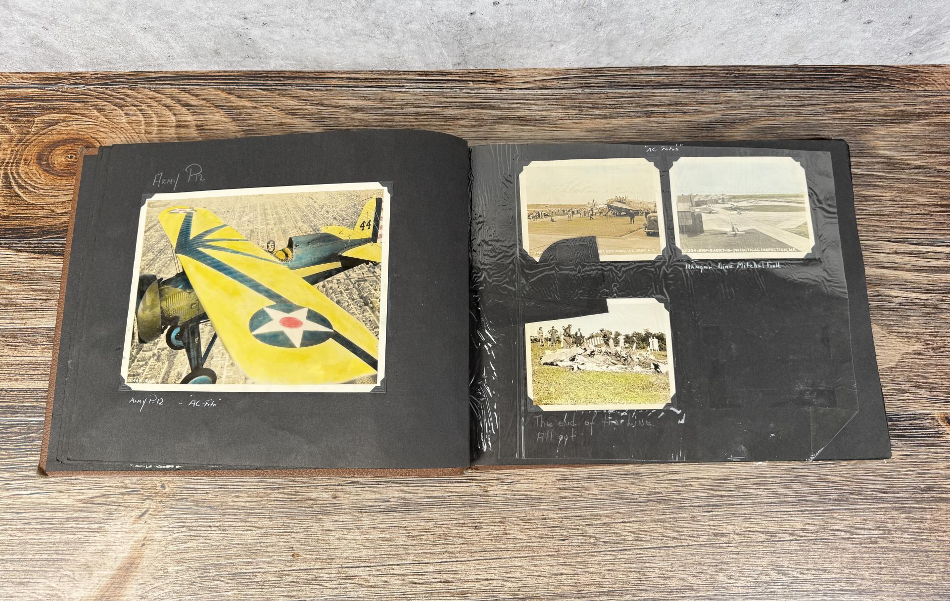 Exceptional WW2 Photo Album Airplanes