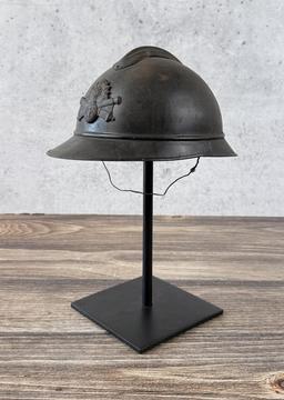 WWI WW1 French M1915 Adrian Artillery Helmet