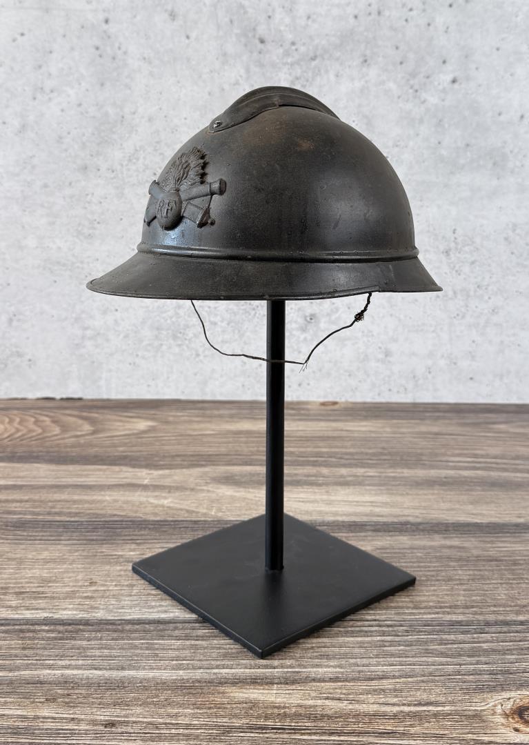 WWI WW1 French M1915 Adrian Artillery Helmet