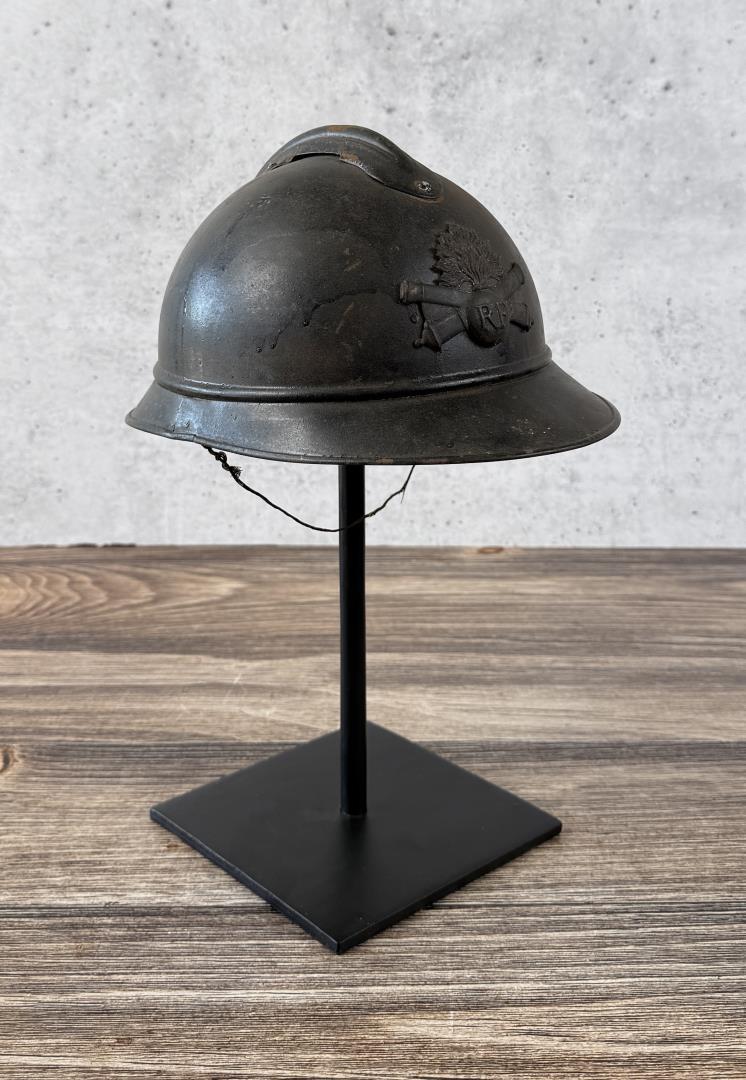 WWI WW1 French M1915 Adrian Artillery Helmet