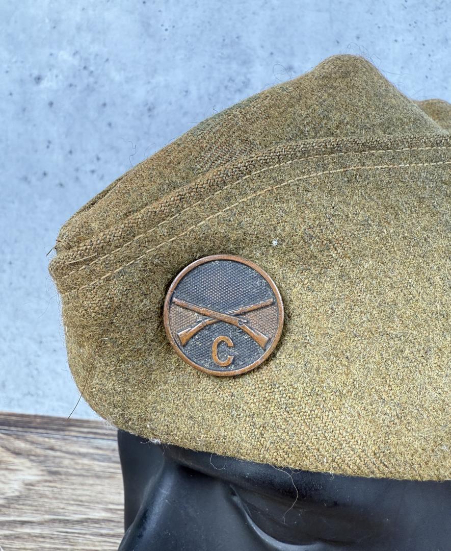 WWI WW1 US Infantry Overseas Garrison Cap Hat