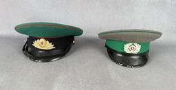 German and Soviet Union Officers Hats