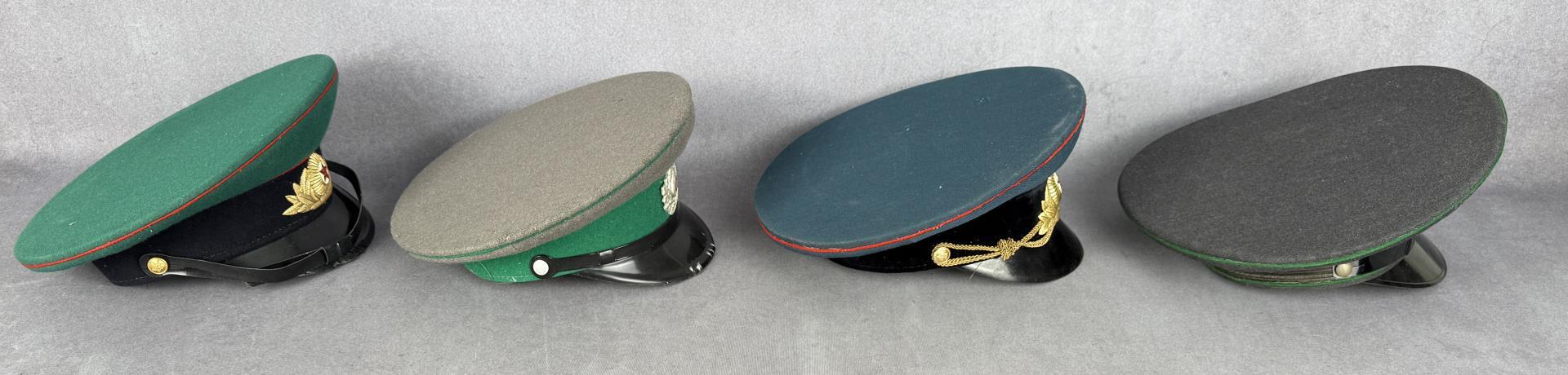 German and Soviet Union Officers Hats