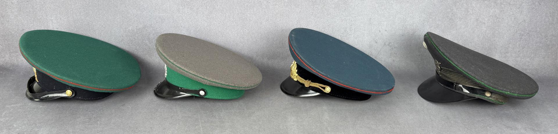 German and Soviet Union Officers Hats