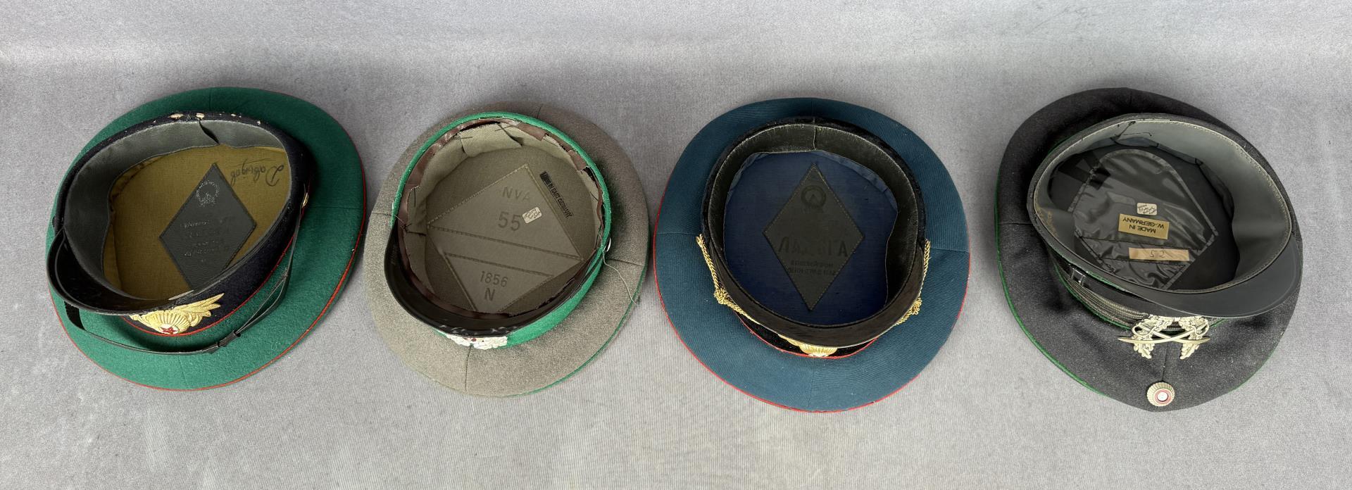 German and Soviet Union Officers Hats