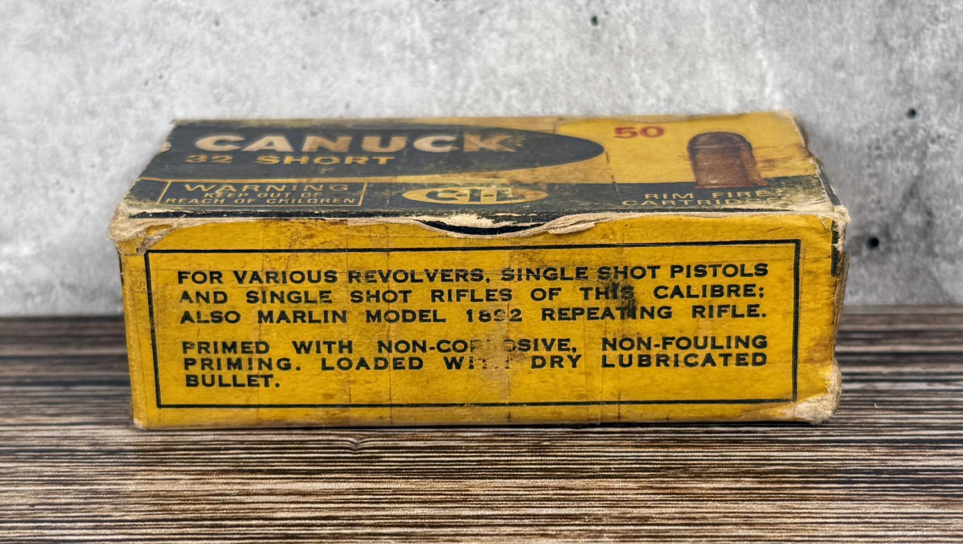 Canuck .32 Short Ammo Box