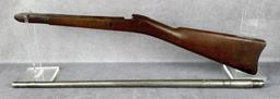 Springfield Trapdoor Rifle Stock and Barrel