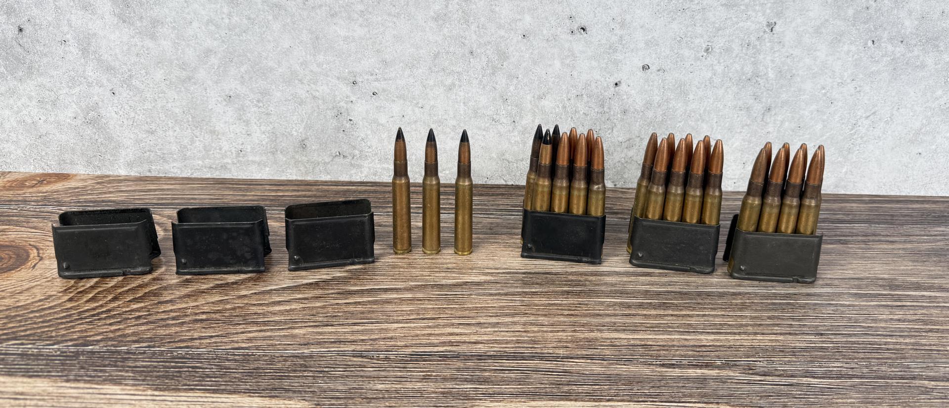 21 Rounds of M1 Garand .30 Rifle Ammo
