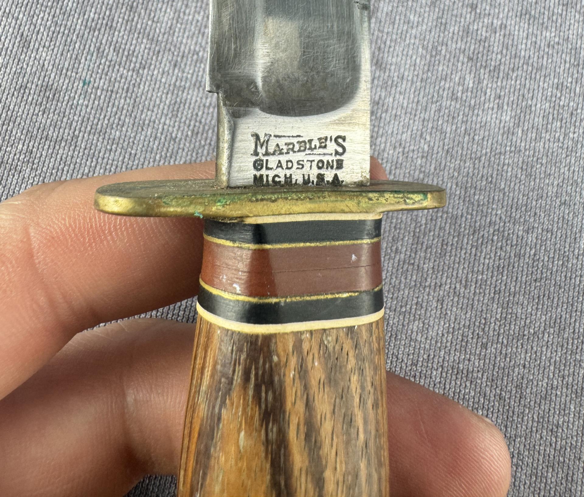 Marbles Gladstone Ideal Wood Handle Knife