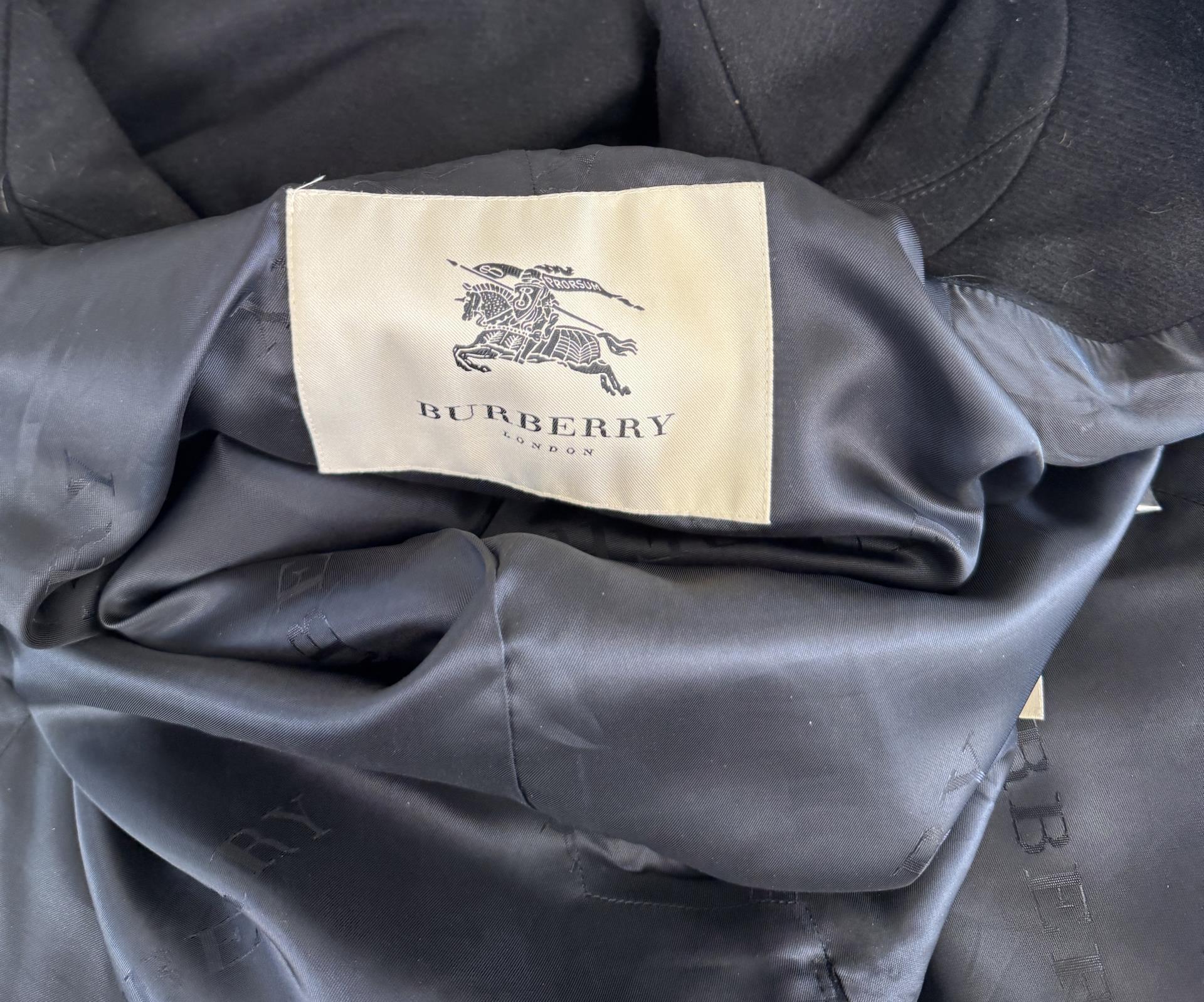 Vintage Burberry Wool Car Coat