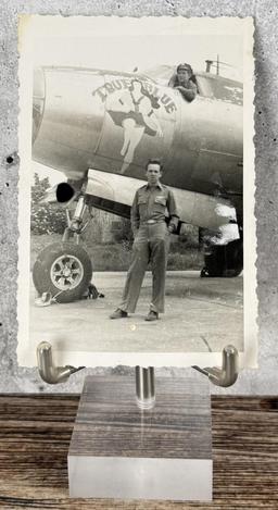 WW2 Bomber Airplane Plane Nose Art Photo