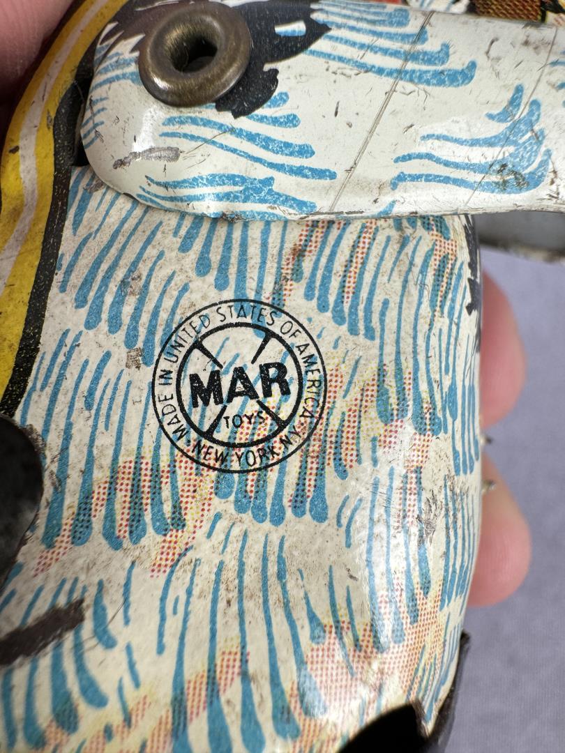 Marx Tin Litho Flippo Jumping Dog Toy