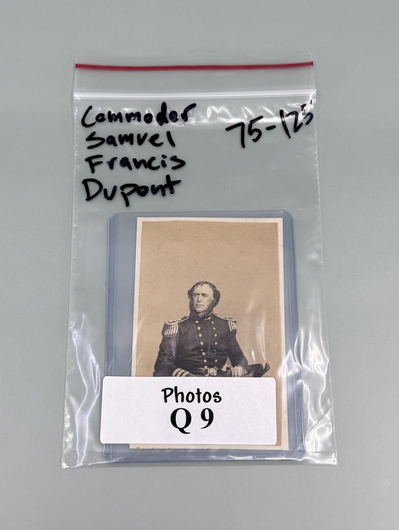 Commodore Samuel Francis DuPont Civil War CDV