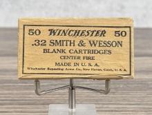 Winchester .32 Smith & Wesson Blank Ammo Box