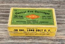 Western .38 Long Colt Ammo Box