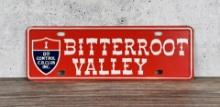 Montana Bitterroot Valley License Plate Topper