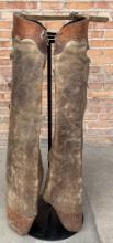 Antique Montana Leather Cowboy Chaps