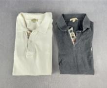 Pair of Mens Burberry Polo Shirts