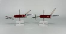 Victorinox Swiss Army Aluminum Pocket Knives