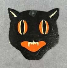 HE Luhrs Die Cut Black Cat Halloween Decoration