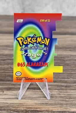 Topps Pokemon Die Cut Alakazam Card EV9