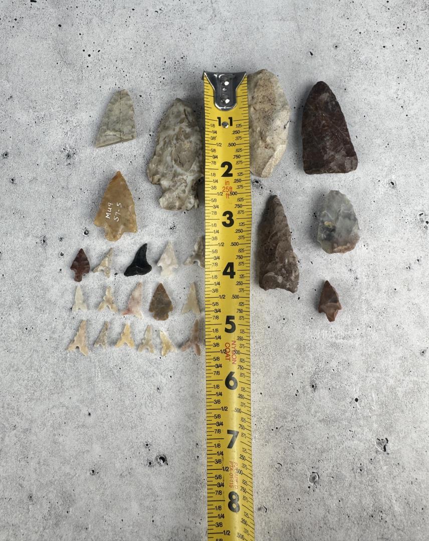 Ancient Native American Indian Arrowheads Points