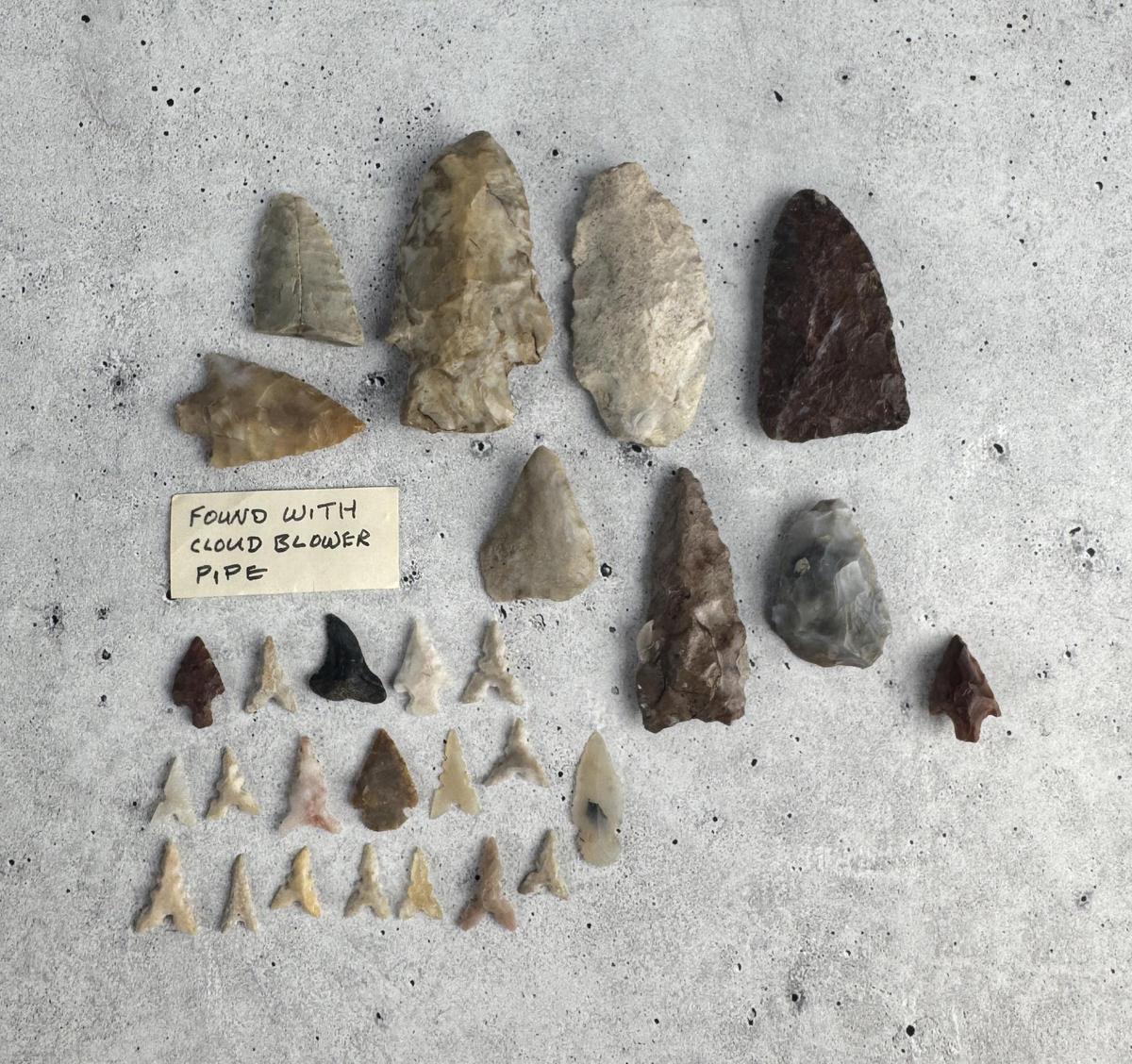 Ancient Native American Indian Arrowheads Points